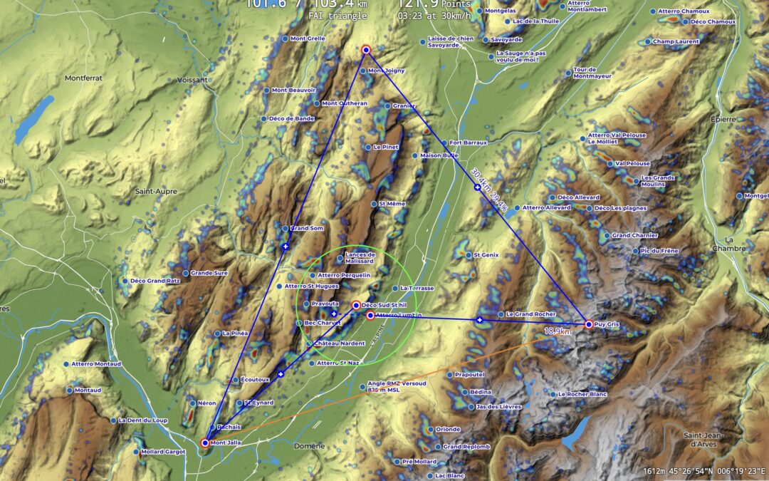 101 km FAI depuis St Hil