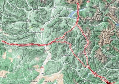 Luc Armand – 318 km FAI depuis le Col de Bleine – 23/08/2022