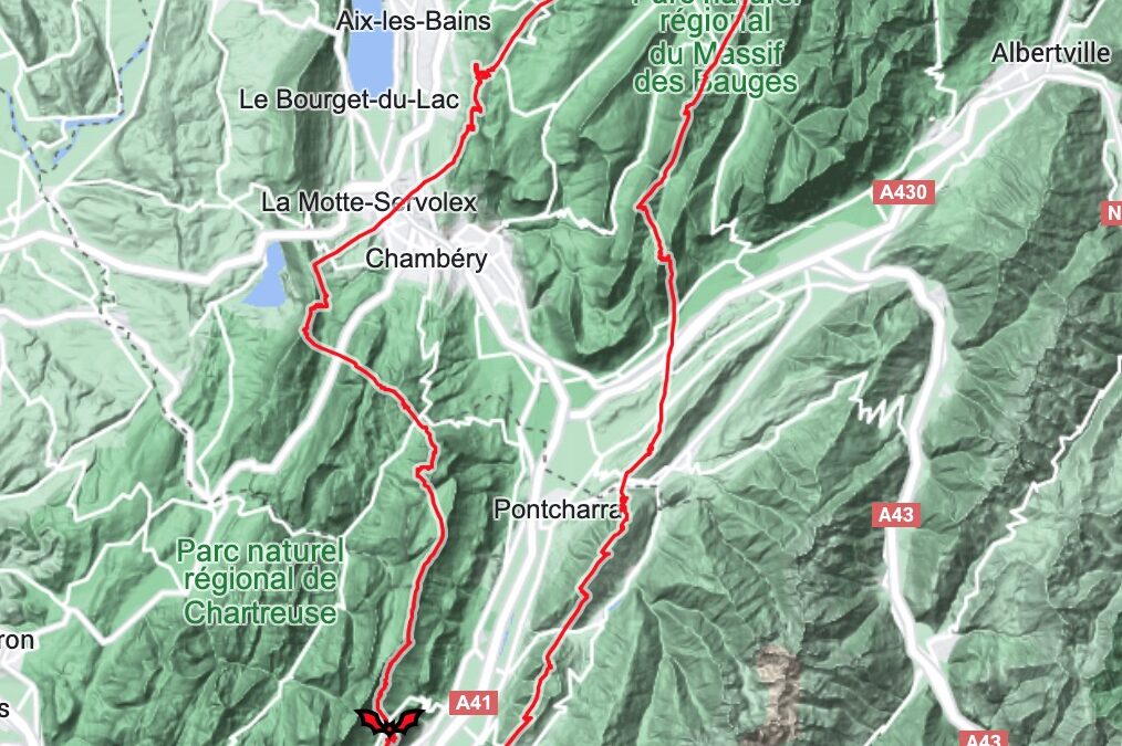 St-Hil – 142 km par Aiguebelette – Semnoz – Roc des Boeufs et retour