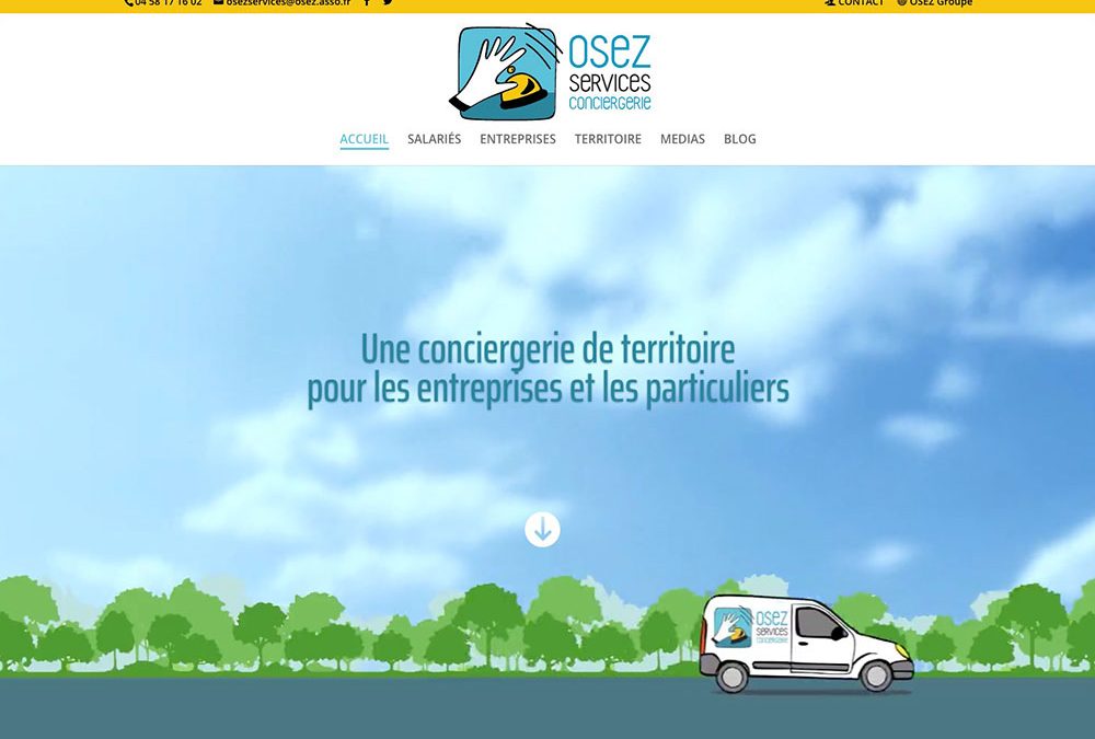 LE NOUVEAU SITE WEB DE OSEZ SERVICES