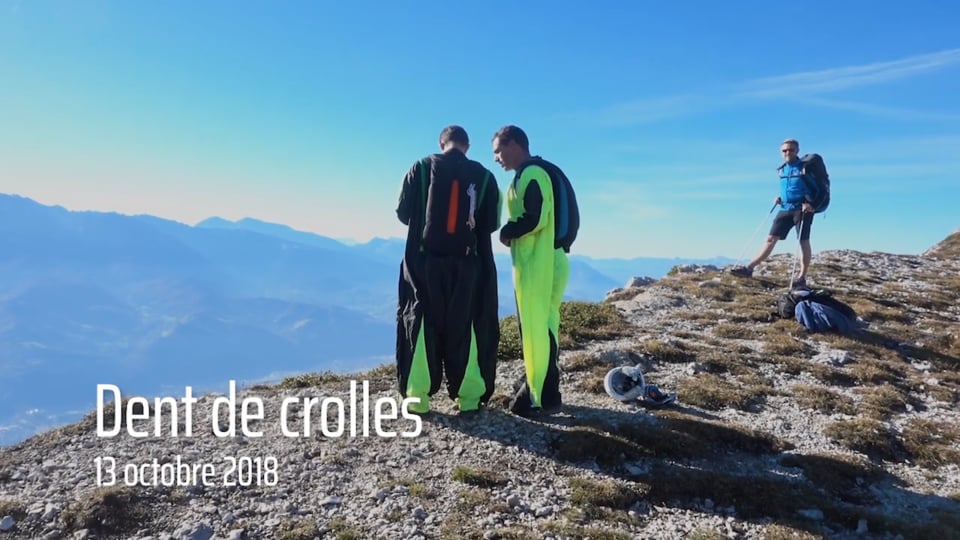 Base Jump Dent de Crolles 13 octobe 2018