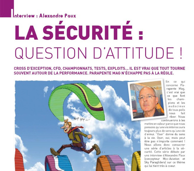 La sécurité : Question d’attitude !